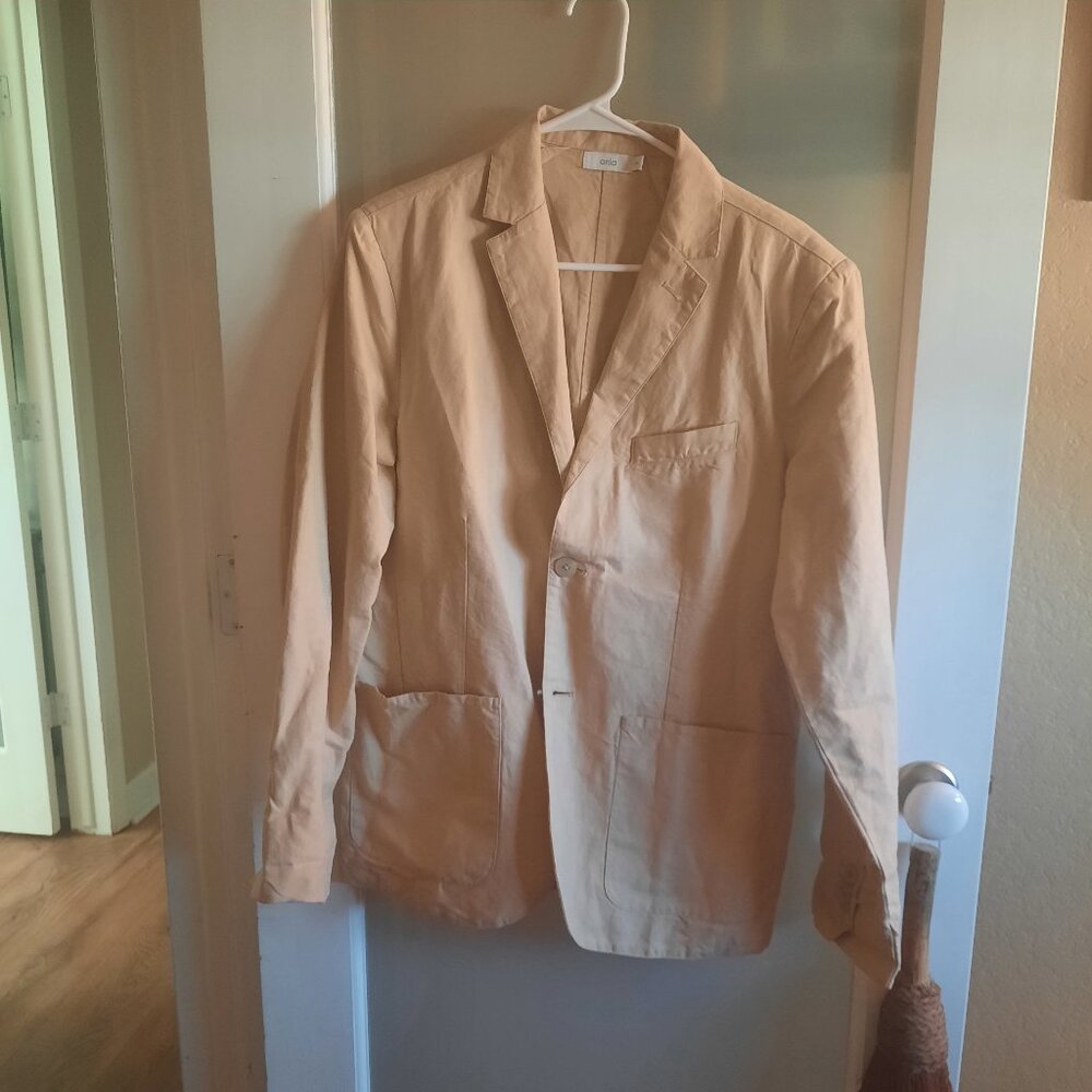 Pale yellow blazer size Small